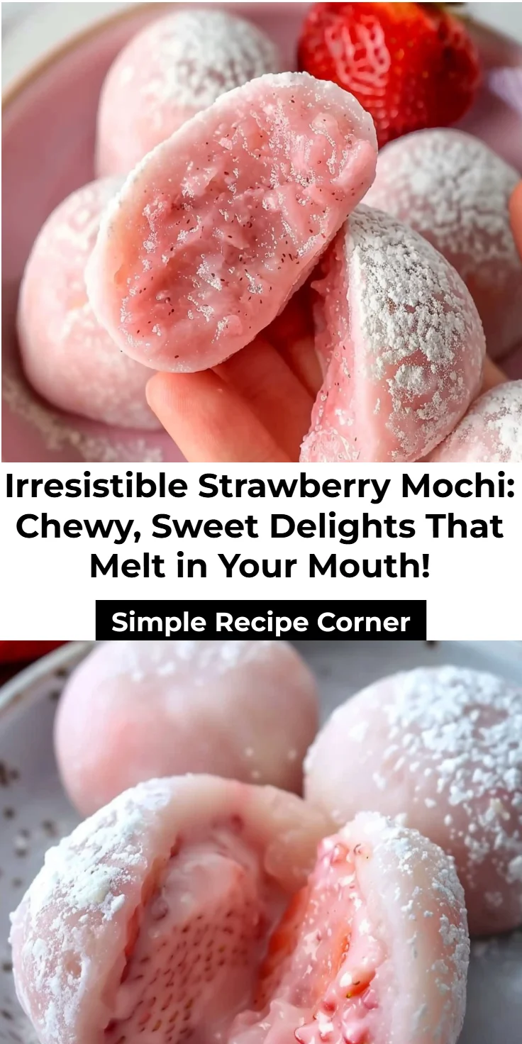 Strawberry Mochi Recipe