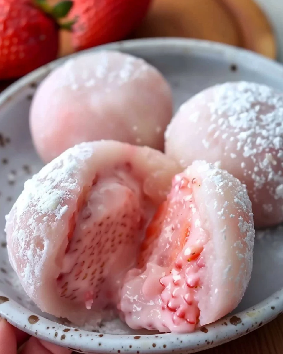 Strawberry Mochi