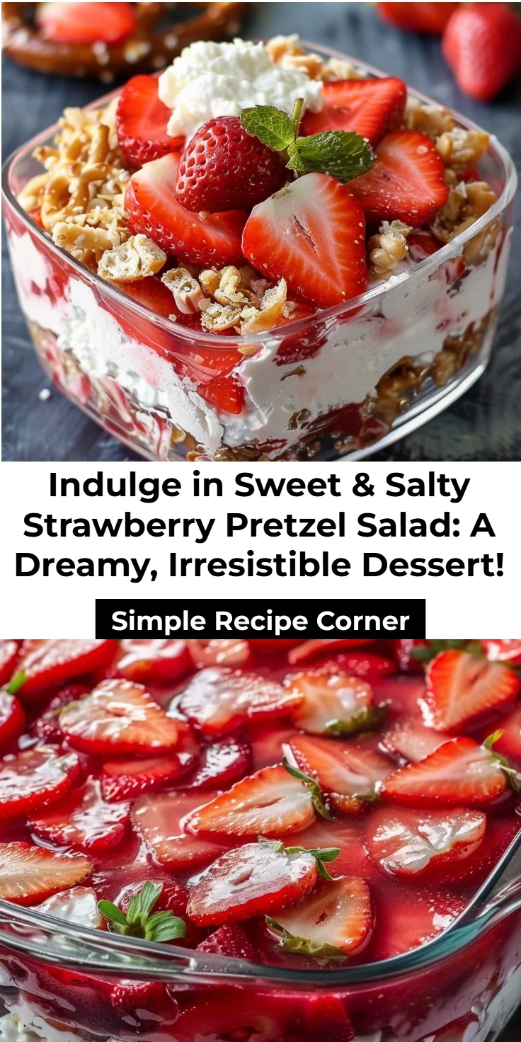Strawberry Pretzel Salad Recipe