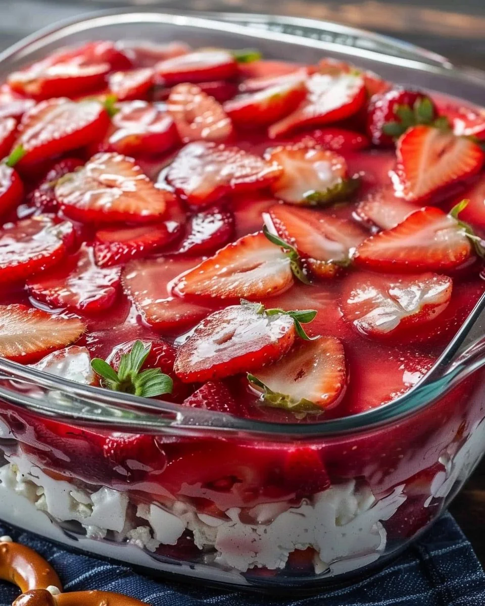 Strawberry Pretzel Salad
