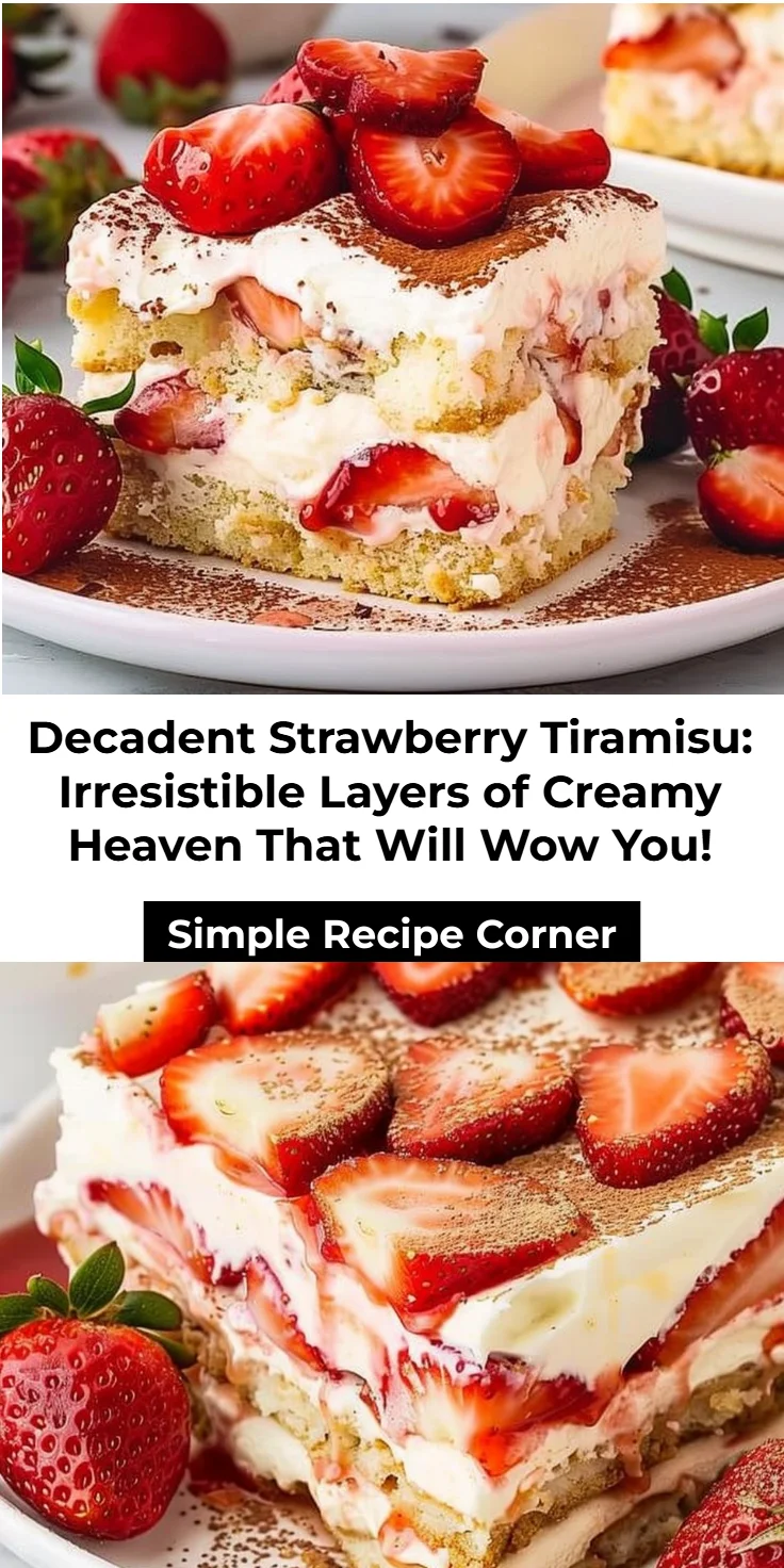 Strawberry Tiramisu Recipe