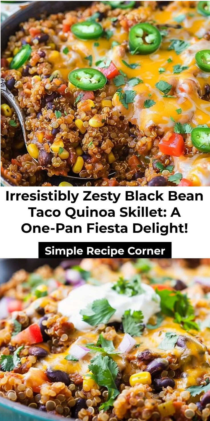 Taco-Style Black Bean Quinoa Skillet