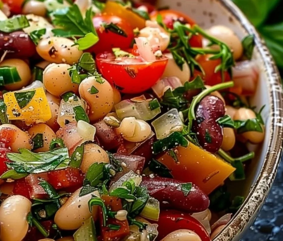 Viral Dense Bean Salad