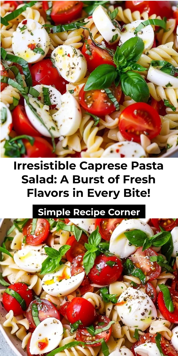 Caprese Pasta Salad Recipe