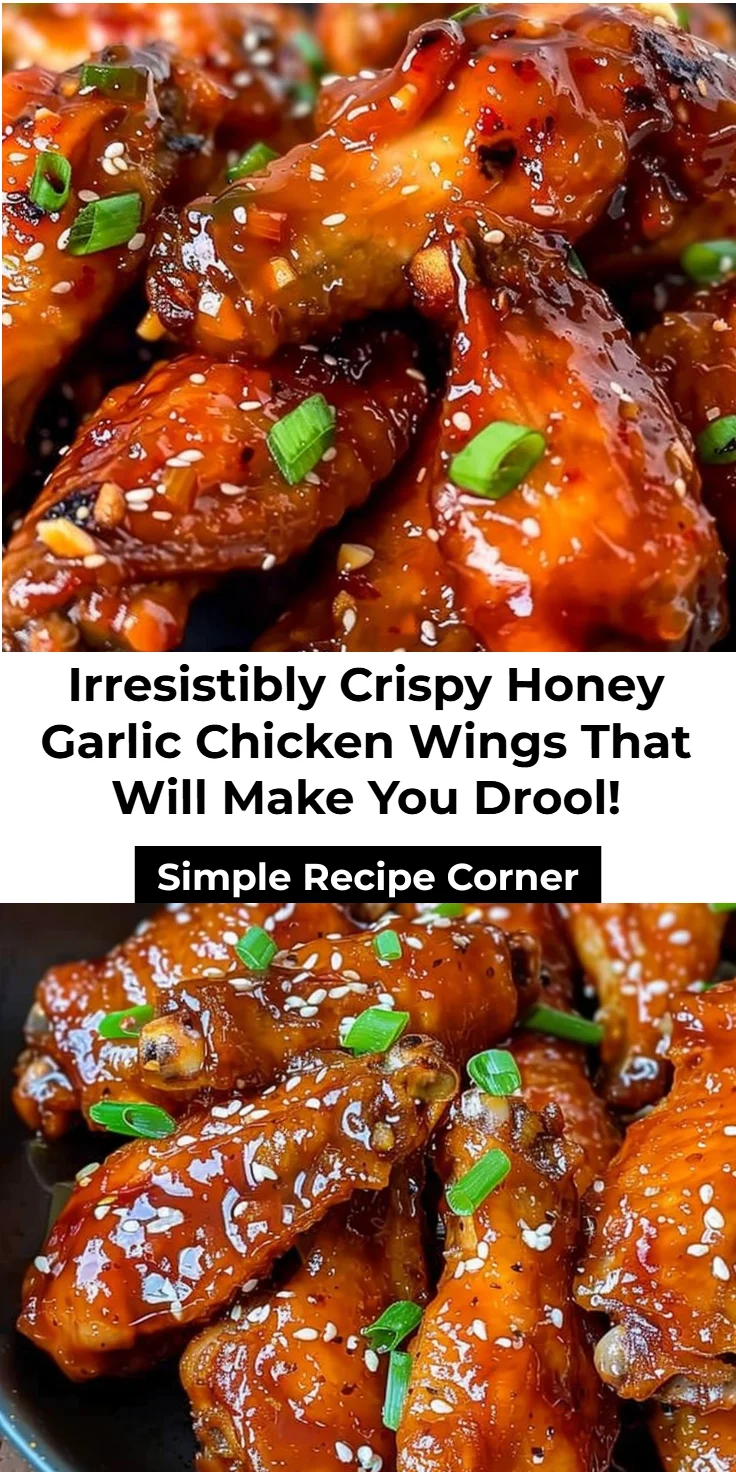 Honey Garlic Chicken Wings