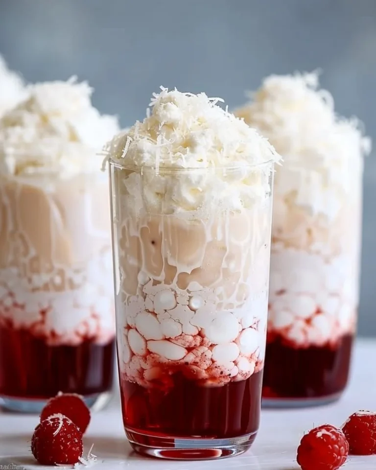 Homemade Italian Cream Soda in a glass with ice and whipped cream