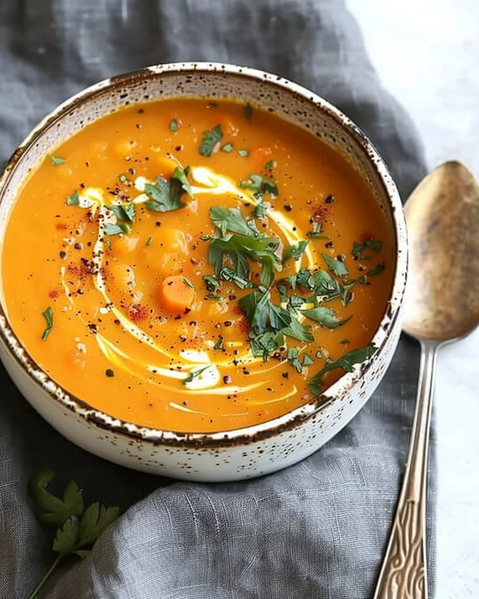 Red Lentil and Carrot Soup