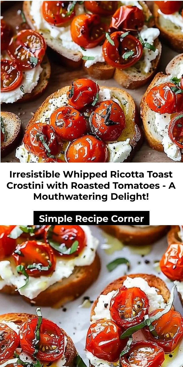 Whipped Ricotta Toast with Roasted Tomatoes