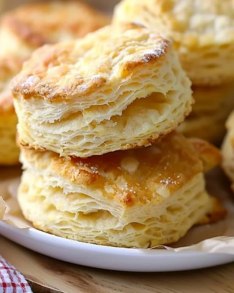 Fluffy buttermilk biscuits fresh out of the oven
