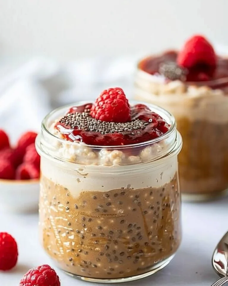 Keto Peanut Butter Chia Pudding topped with nuts and berries in a bowl